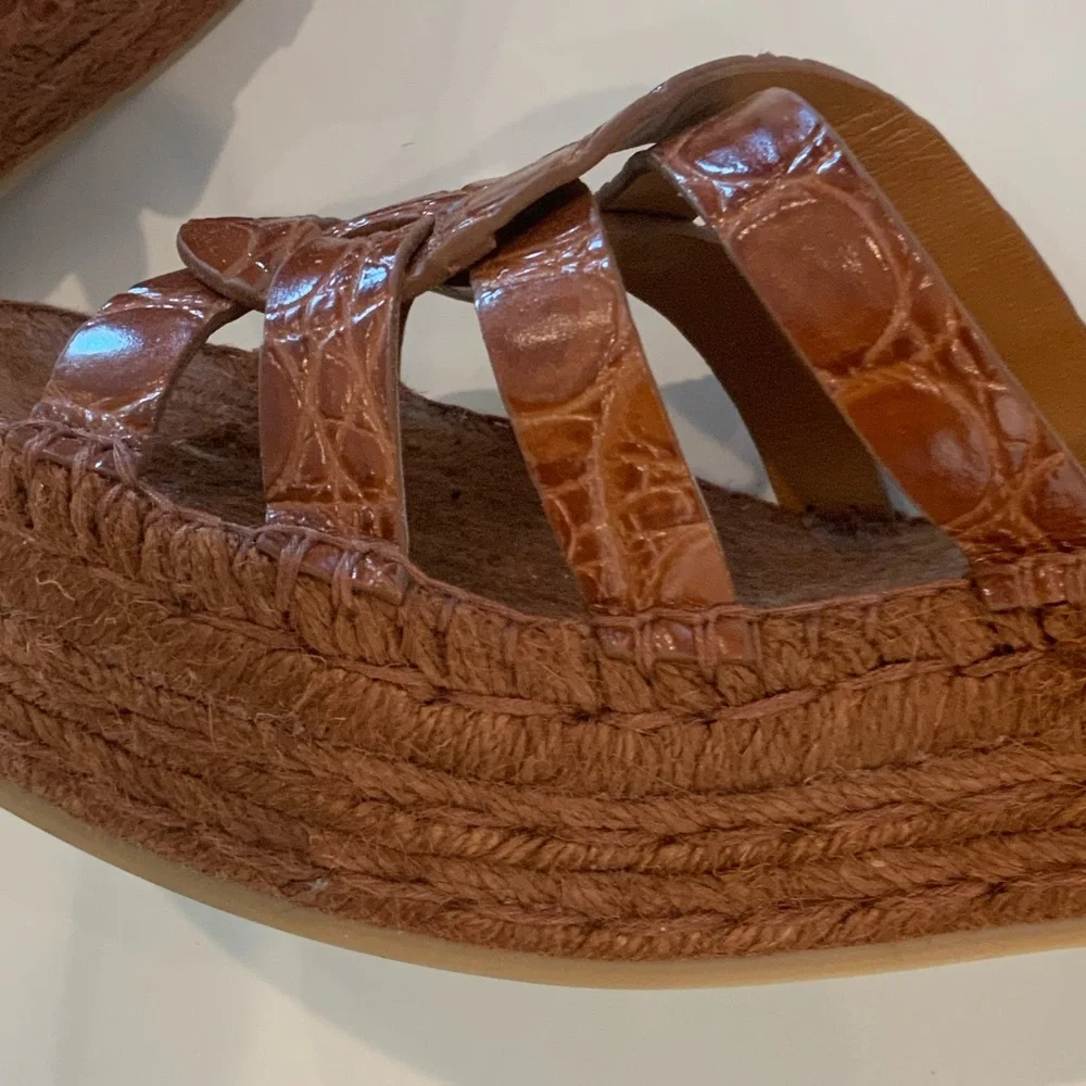 Robert Clergerie Brown Platform Sandals